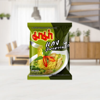 MAMA Nudlar med grön currysmak