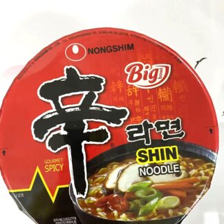 Nongshim big bowl shin noodle hot 114g