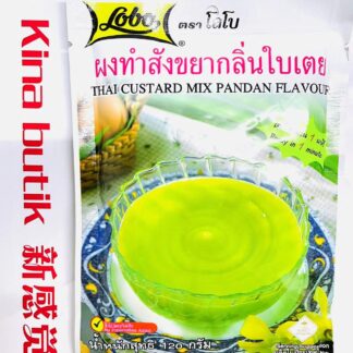 LOBO Thai Custard Mix Pandan Flavour 120g