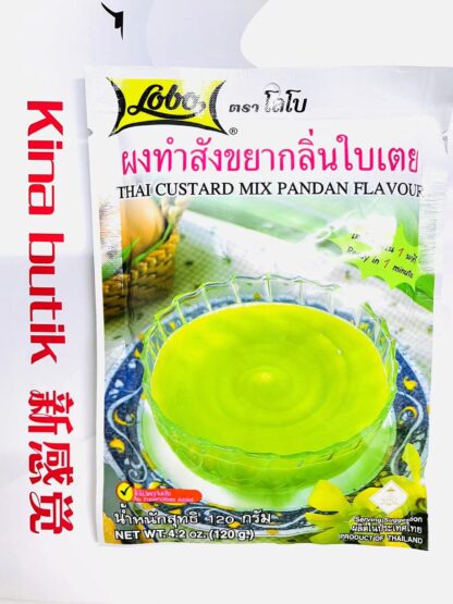 LOBO Thai Custard Mix Pandan Flavour 120g