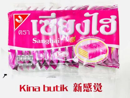SANGHAI Strawberry Cream Wafers 72g 草莓奶油威化 72g
