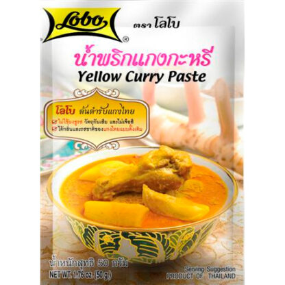 Lobo yellow curry paste    gul currypasta    50g