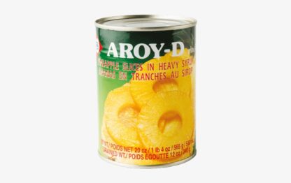 AROY-D PINEAPPLE SLICES IN HEAVY SYRUP 565g