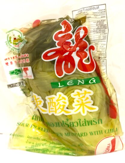 LENG HENG Sour Pickled Green Mustard with Chilli 350g 龙牌 特级酸菜 带辣椒 350g