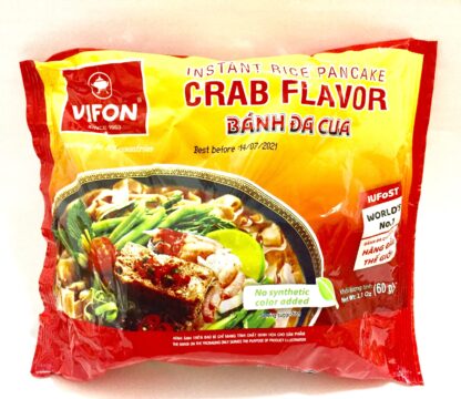 VIFON INSTANT RICE PANCAKE (CRAB FLAVOUR) 60g