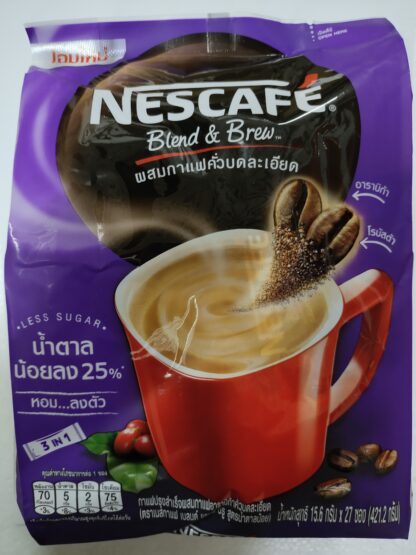 NESTLE NESCAFE Less Sugar Mix Powder With Finely Ground Roasted Coffee 421.2g