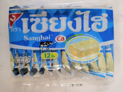 SANGHAI Milk Cream Wafer 72g 奶油威化