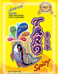Taro fish snack spicy flavoured 30g