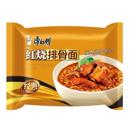 MR KON'S Braised Pork Ribs Noodle 康师傅 红烧排骨面 103g