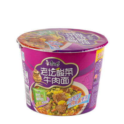MR KON'S Sauerkraut Beef Noodle 康师傅 老坛酸菜牛肉面 122g