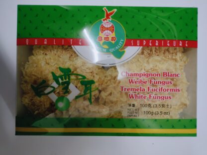 Eaglobe  Vit Svamp  White Fungus 100g 鹰球牌白雪耳 银耳 白木耳 100g