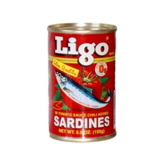 LIGO Sardines In Tomato Sauce With Chilli Paste Red 155g