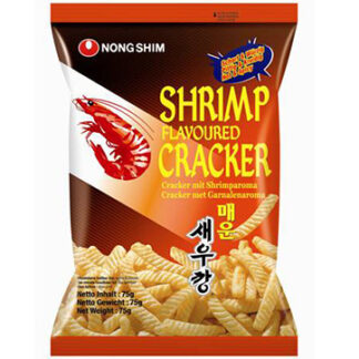 Nongshim  Räkchips Spicy  Shrimp Cracker Hot Spicy  75g
