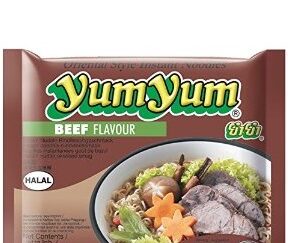 Yum Yum  Instant Nudlar Biffsmak  Instant Noodle Beef Flavour  60g
