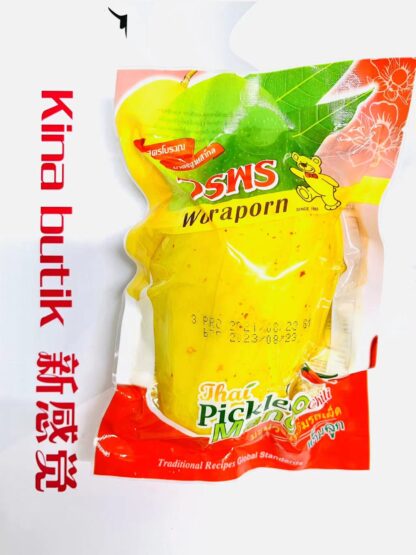 WORAPORN Thai Pickled Mango Whole with Chili 180g