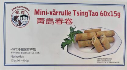 Dragon Port Mini-vårrulle TsingTao 60x15g 900g 青岛春卷