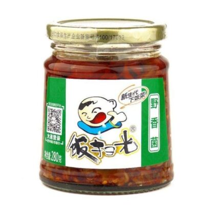 饭扫光 家常野香菌 280g Fan Sao Guang Preserved Cooked Mushroom 280g