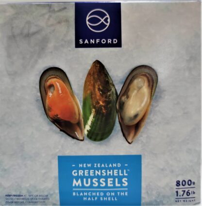 SANFORD GreenShell Mussels 800g 冷冻绿青口
