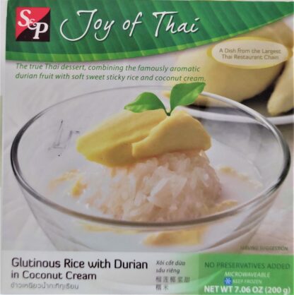 S&P Glutinous Rice with Durian in Coconut Cream 200g