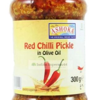 ASHOKA RED CHILLI PICKLE IN OLIVE OIL 300G