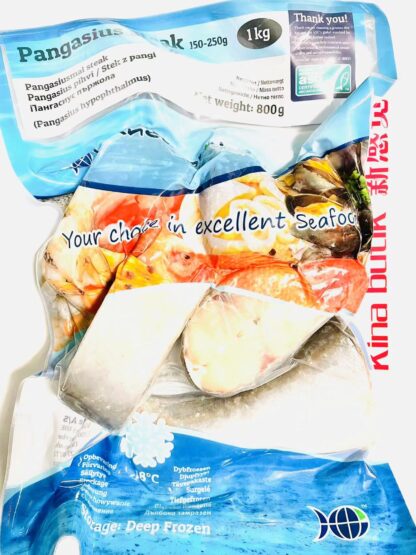 Pangasius Steak Cut 1000g 白鱼块 1kg