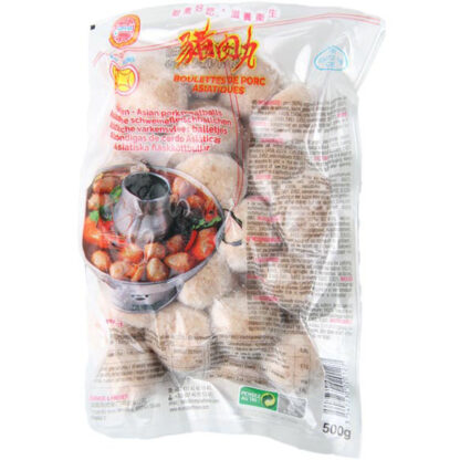 LACOVO TAN HUNG Frozen Pork Ball (Heo Vien) Asiatiska fläskköttbullar 500g 猪肉丸