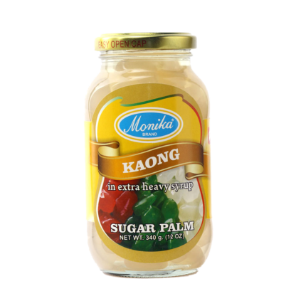 Monika brand Kaong palm fruit in heavy syrup 340g