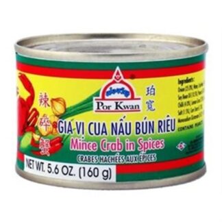 POR KWAN Mince Crab In Spices 160g 珀宽 辣碎蟹