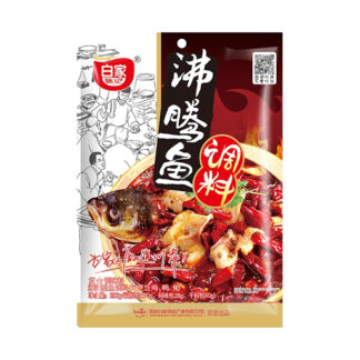 白家沸腾鱼208g  Baijia boiled fish in hot chili oil and seasoning 208g