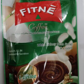 FITNE Coffee 3 in 1 Instant Coffee Mix with White Kidney Bean Extract 150g FITNE 纤体咖啡添加白腰豆精华 150g