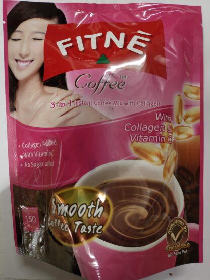 FITNE Coffee 3 in 1 Instant Coffee Mix with Collagen 150g FITNE 胶原蛋白美肤咖啡 150g