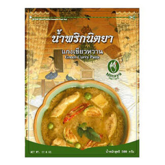 Nittaya green curry paste 1kg