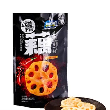 YUMEI lotus root chips spicy 100g 4 bags 与美藕片川魂香辣味 4包 BB 2021.06.27