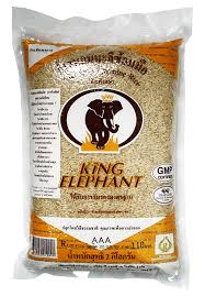 KING ELEPHANT brown jasmine rice 2kg