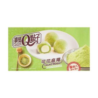 TAIWAN DESSERT Cocao Mochi Matcha Flavour 宝岛Q点子 可可麻薯 抹茶味 80g
