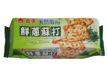 I MEI green onion soda cracker 140g 义美鲜葱苏打 140g