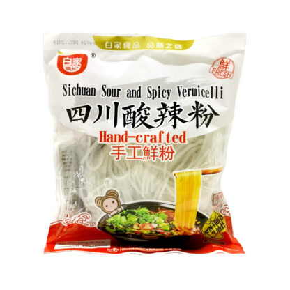 BJ sichuan hot sour vermicelli 190g 白家酸辣粉手工鲜粉 190g