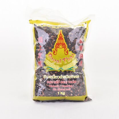 ROYAL THAI RICE Black Thai Glutinous Rice 1kg 泰国顶上黑糯米 1kg