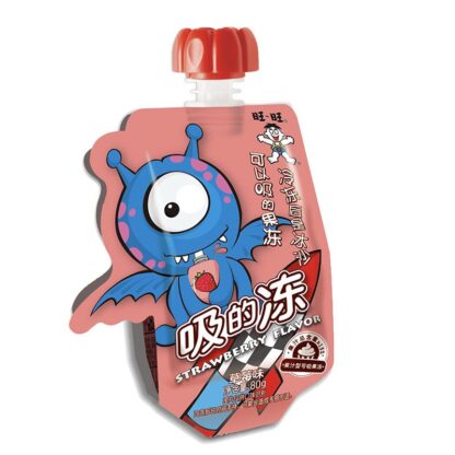 Want Want Ice Bar Strawberry 80g 旺旺吸的冻 草莓 80g