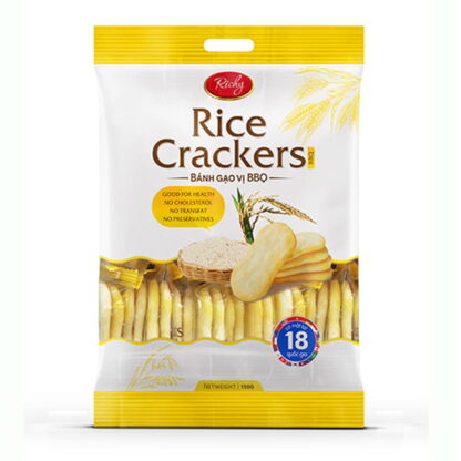 Richy rice crackers BBQ 150g