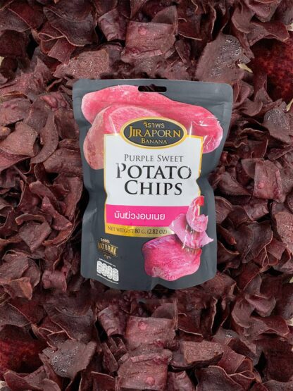 JIRAPORN Purple Sweet Potato Chips 80g