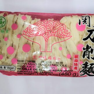Fuchen Kuanmiao Sliced Noodles 480g 福成 关庙刀削面