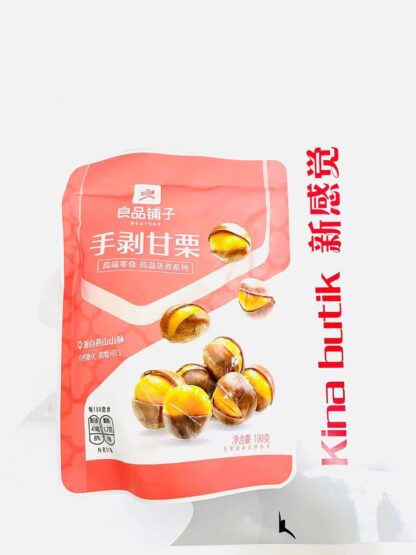 BESTORE Unhulled Chinese Chestnut Roasted Chestnut 100g 良品铺子 手剥甘栗 100g