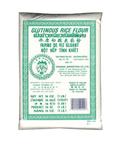 Erawan glutinous rice flour 400g 三象牌水磨糯米粉 500g