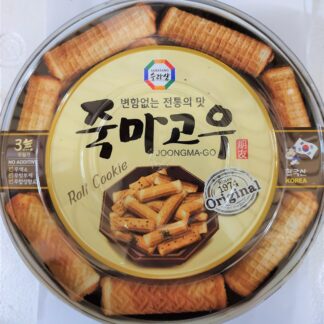 SURASANG Joongmago Black Sesame Rolls 365g  竹马故友黑芝麻蛋卷 365g BB2022.11.23