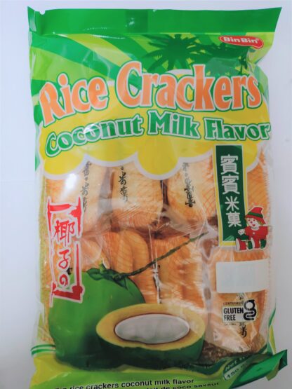 BINBIN Rice Crackers Coconut Milk Flavor 150g  宾宾米果椰子口味 150g