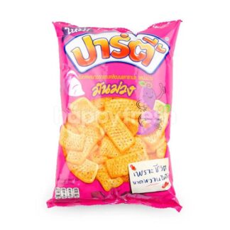 PARTY Fried Yam Coated with Butter Caramel Purple Sweet Potato Flavored 60g 焦糖紫薯风味山药片 60g