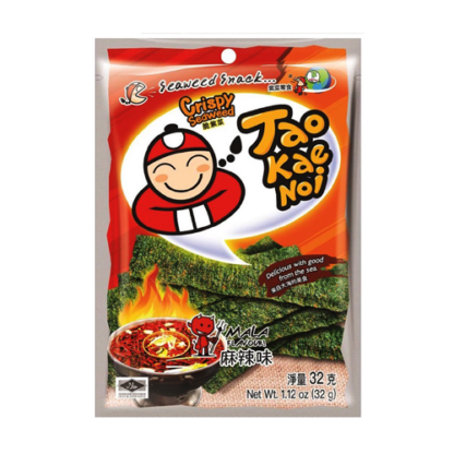 Tao kae noi crispy seaweed mala 32g 小老板脆紫菜片麻辣味 32g