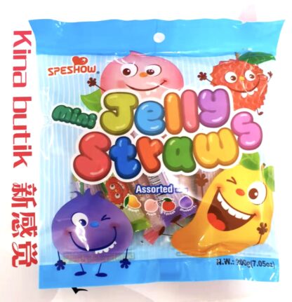 SPESHOW Jelly Straw Assorted Mini Bag 200g