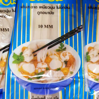 HOW HOW Rice Stick 10mm 500g HOW HOW 河粉 10mm 500g